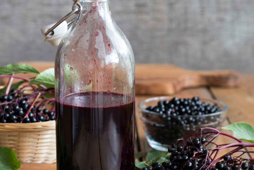 Elderberry Syrup Recipe with Honey