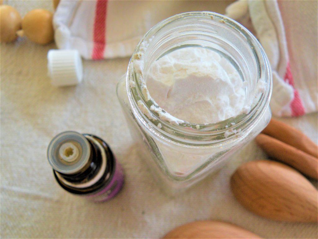 make your own batch of healthy and safe diy natural baby powder soothing healing soft skin nontoxic