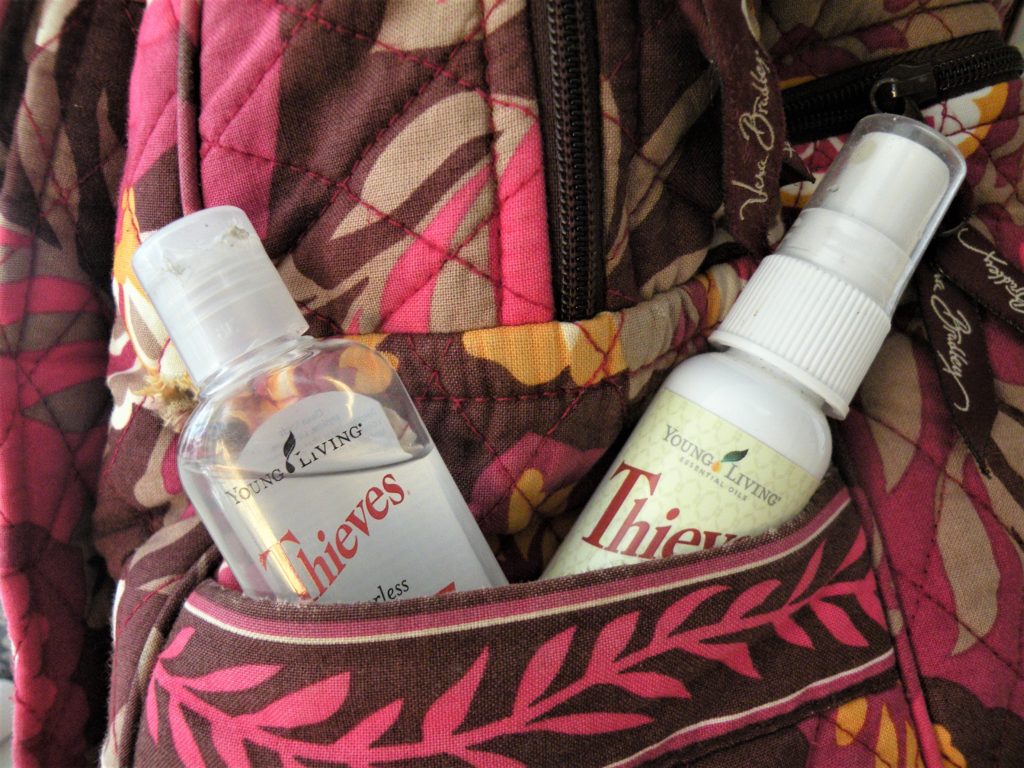 Young Living essential oils and products that are great to have on the go, and for traveling