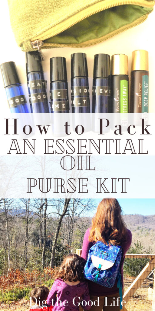 How to pack a handy essential oil kit to keep on hand when you're on the go!